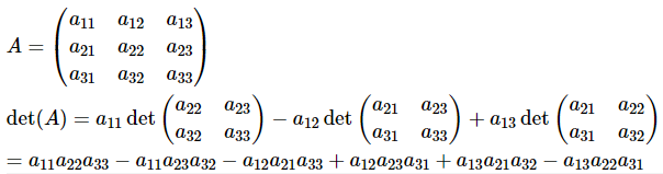 cofactor expansion